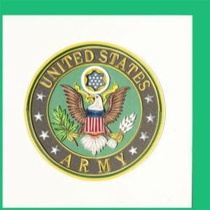 US Army seal with eagle and stars