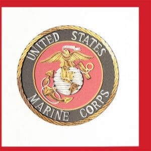 Marine Corps logo with eagle and anchor