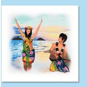 Tropical dance performance scene