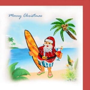Tropical Christmas with Santa Claus