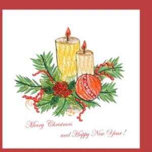 Merry Christmas and New Year card